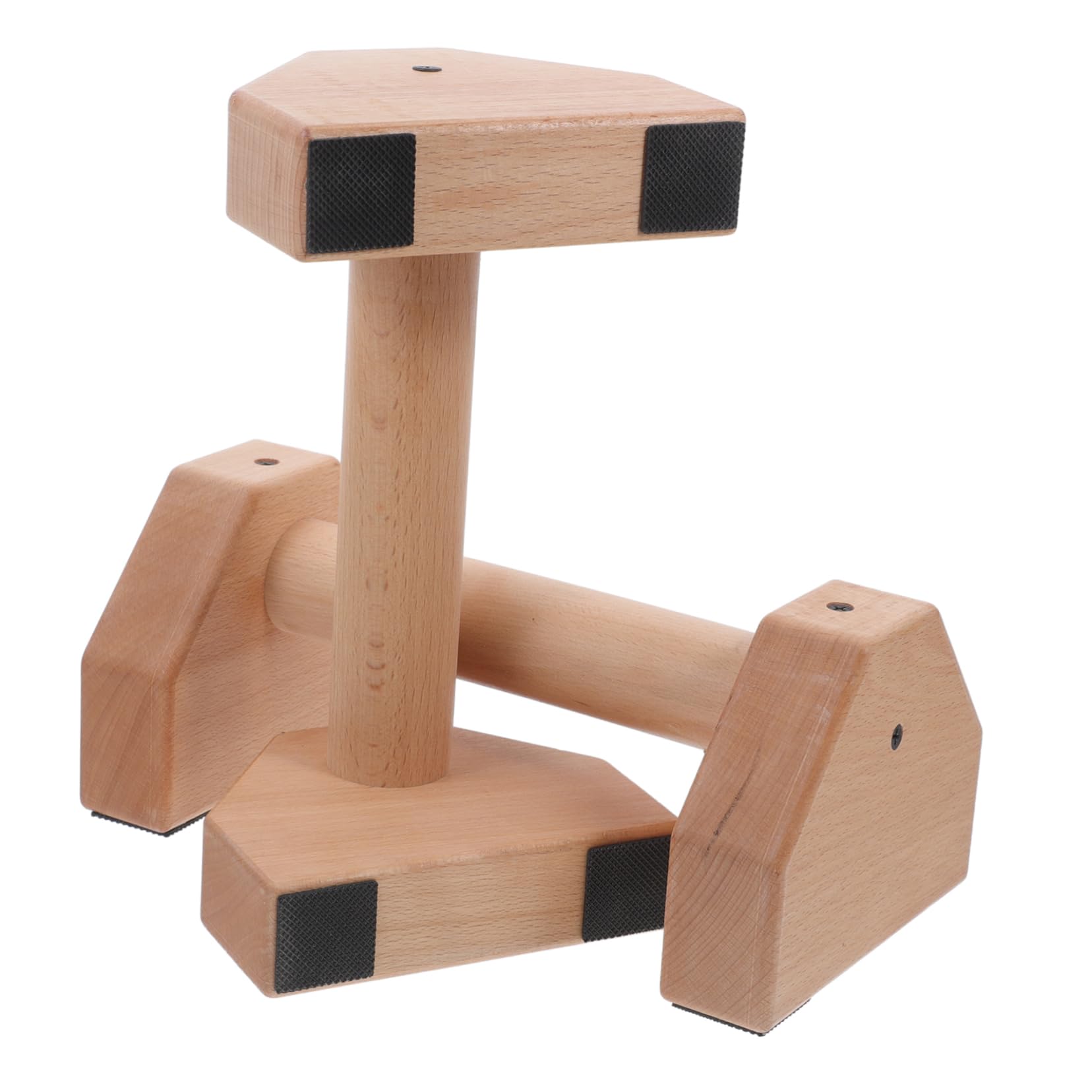 BESPORTBLE Sturdy Wooden Push up Stands Push up Bars Handles Strength Training Equipment Fitness Accessory Handstand Support