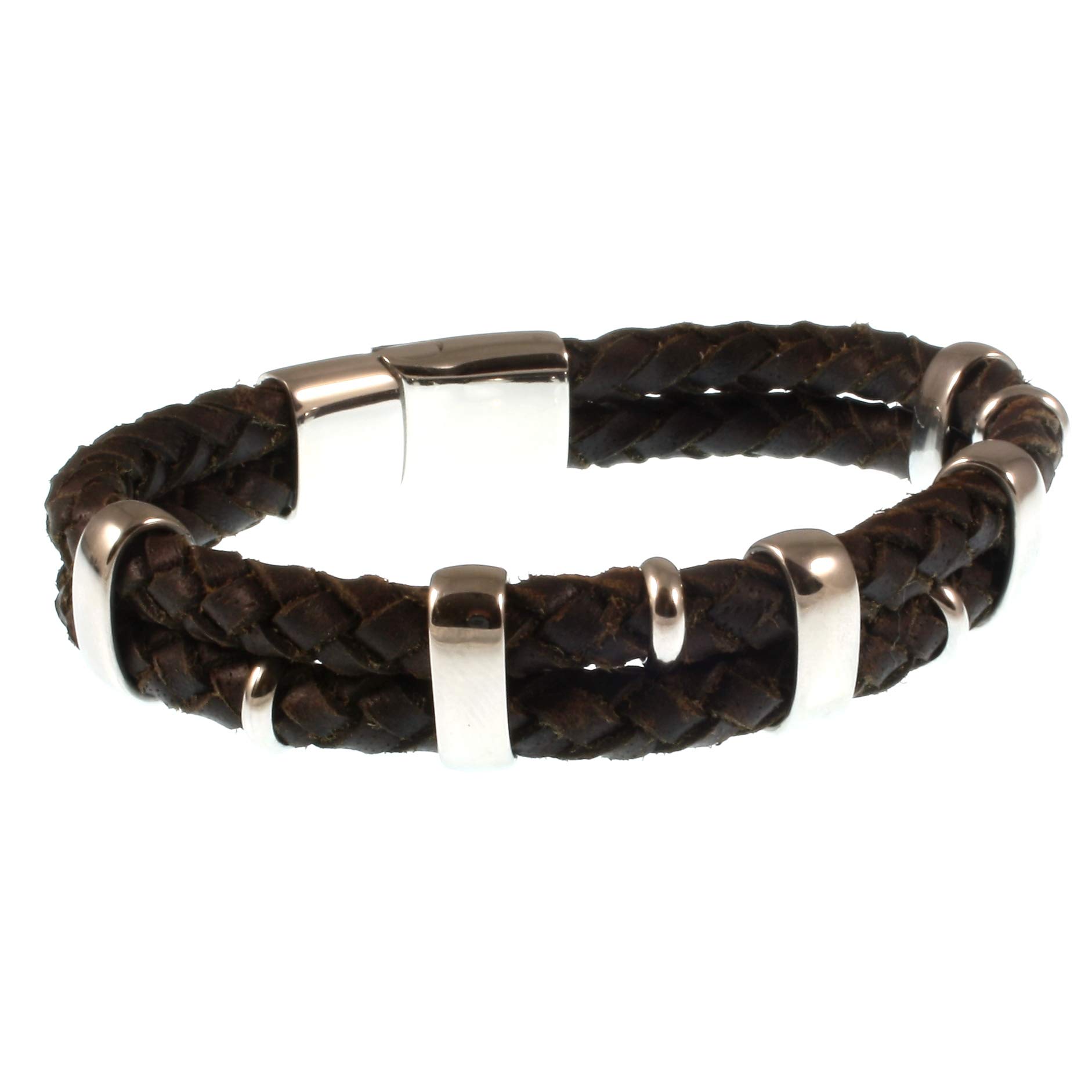 Echt Leder-Armband AFRICA F Braun Männer Herren