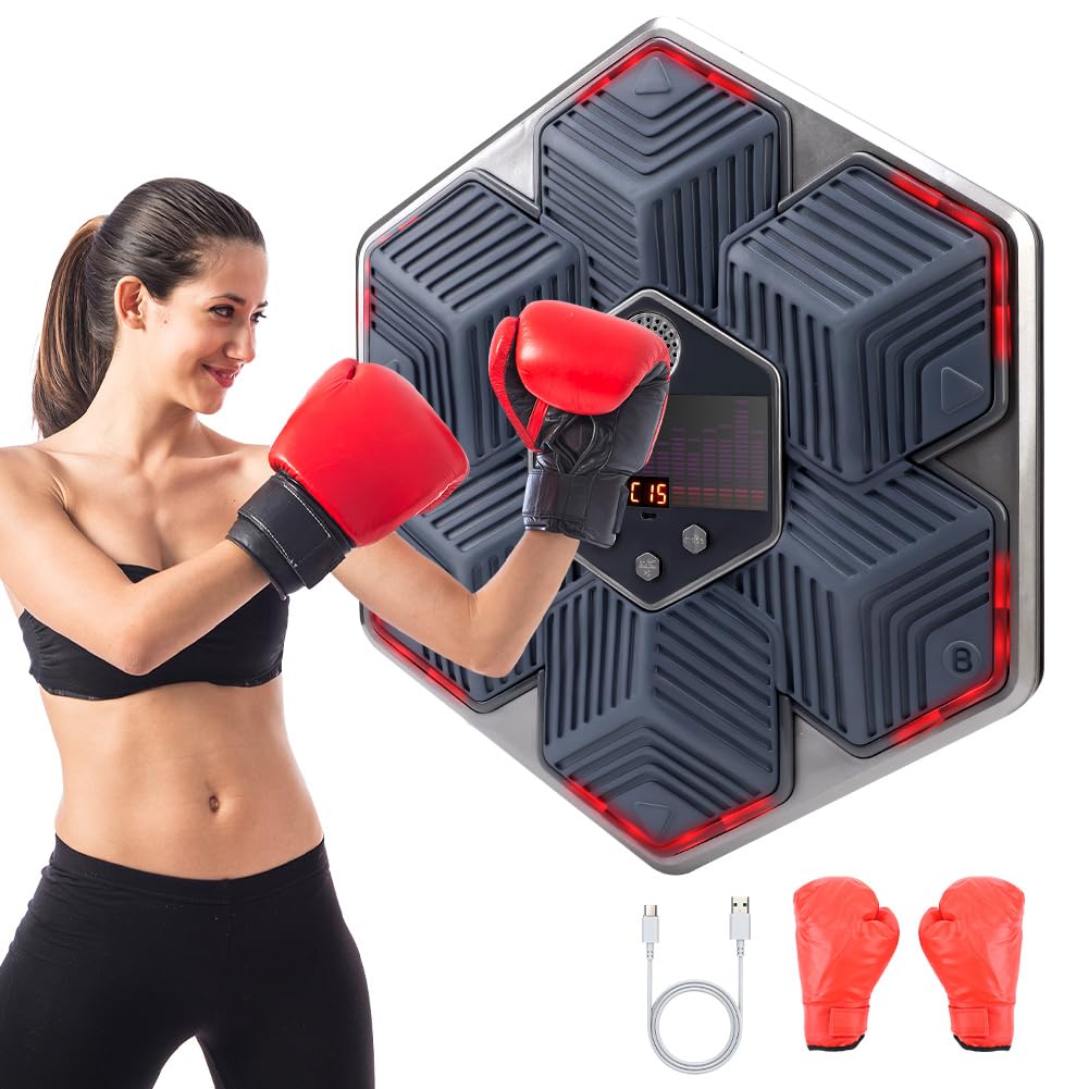 Ejoyous Music Boxing Machine, 14 Modes 16 Speeds Wall Mounted