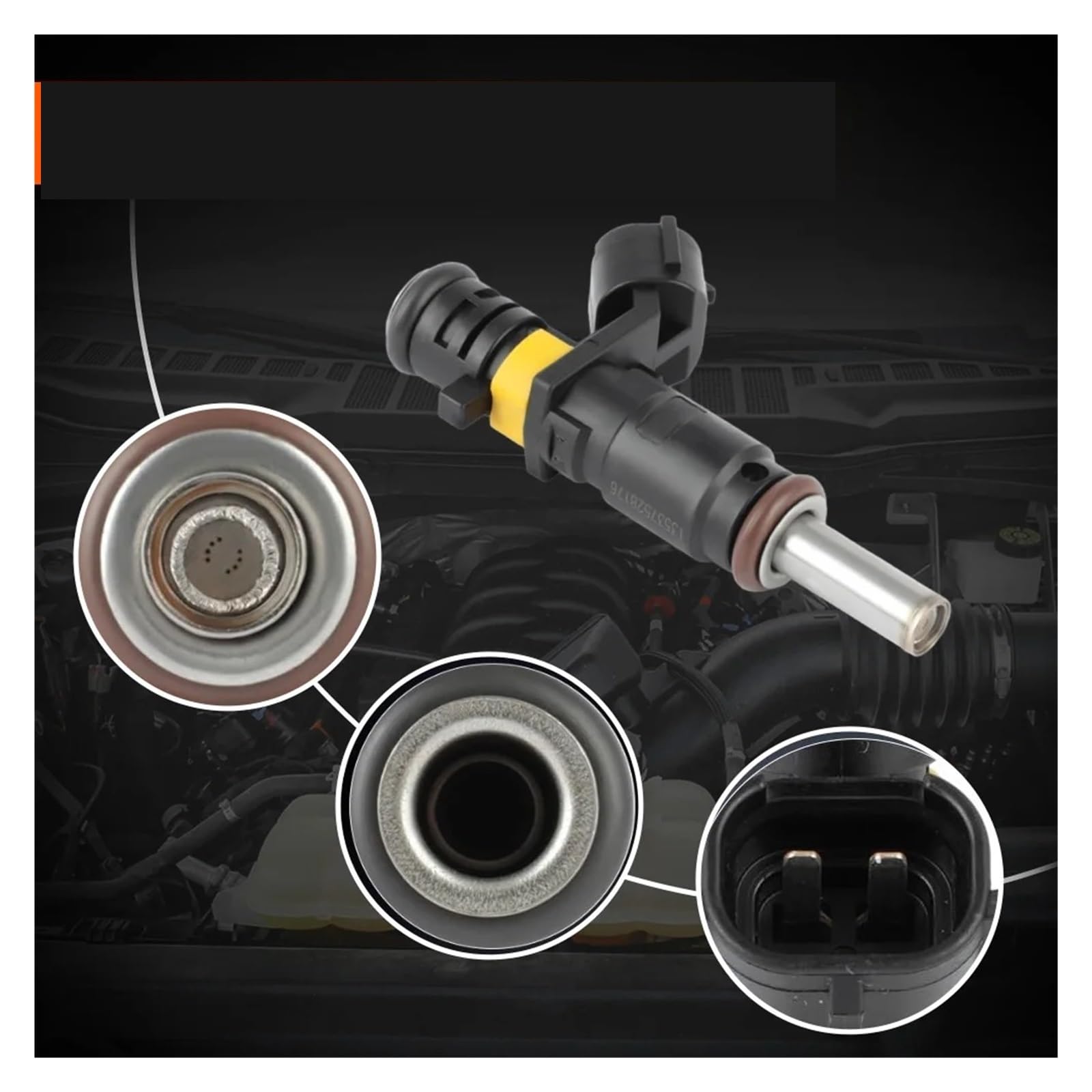 Pour Peugeot 207 1.6L 2010-2013 4 Pièces Injecteur De Carburant V752817680 V752817680-07 1984G7