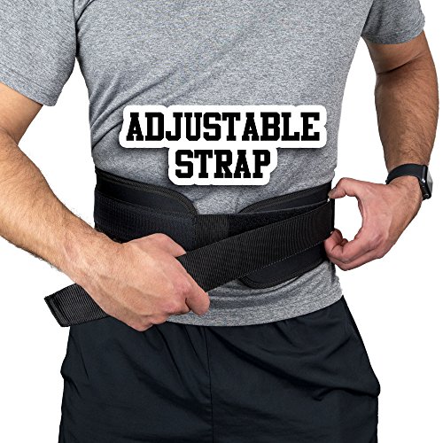 Crown Sporting Goods Neoprene Weight Lifting Belt – Strength Training Fitness Equipment, Great For Squatting, Deadlifts, & Power Lifting With Adjustable Strap (Medium) #TOP3