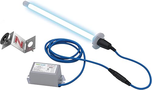 Luz UV purificadora de aire, tubo azul TUV-BTER 24 Voltios