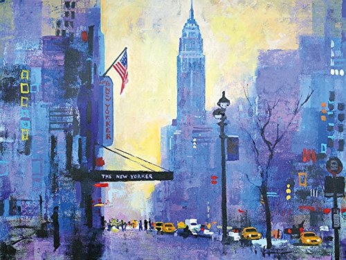 Colin Ruffell "NY 34th Street Canvas Print, Multi-Colour, 60 x 80 cm