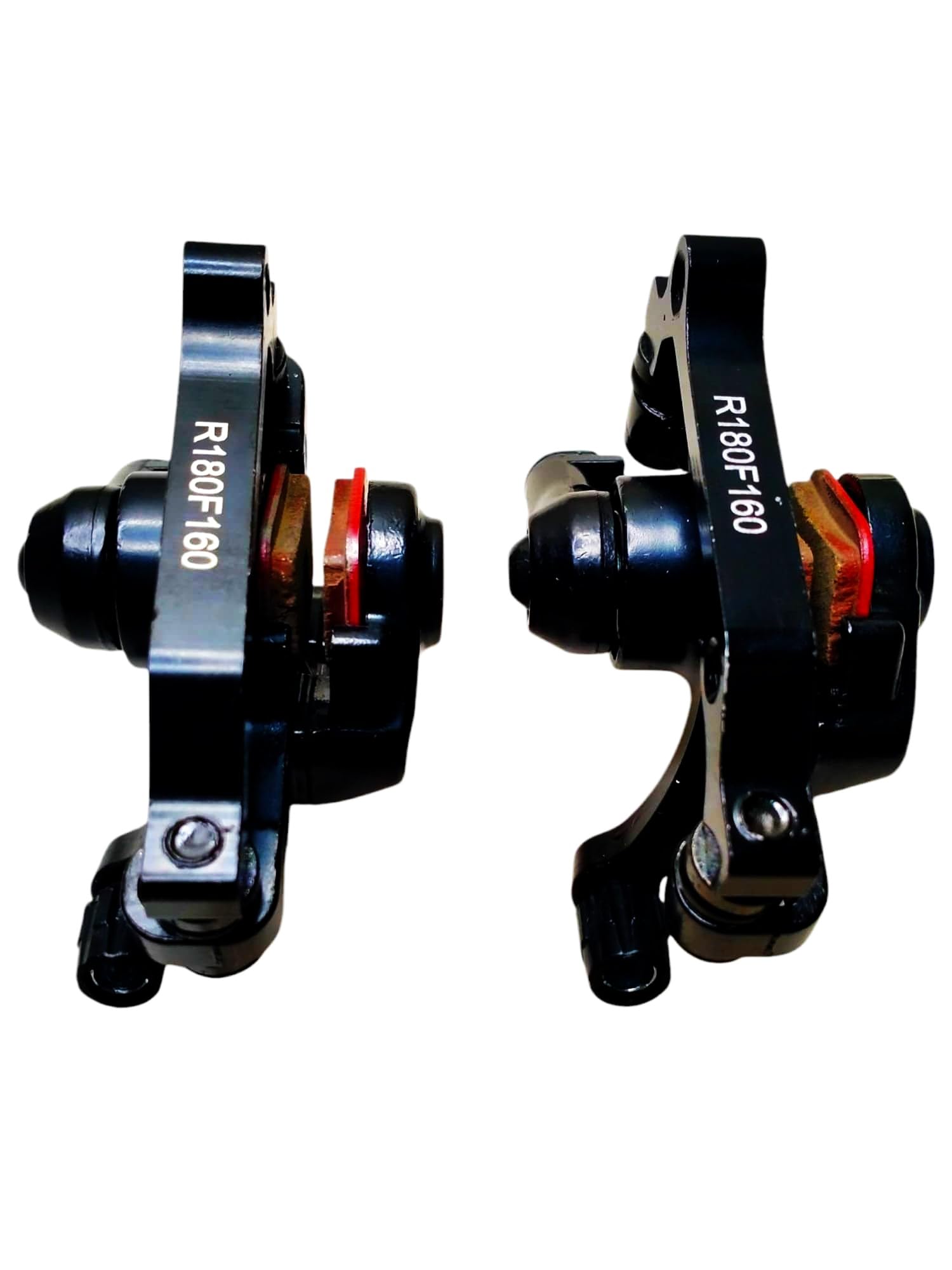 CYIDER Universal F180 R160 Mechanical Disc Brake Caliper Set – Front/Rear Compatible | Aluminum Alloy Bicycle Disc Brake for MTB, Road & Folding Cycles (Black) 2 Piece-image-47