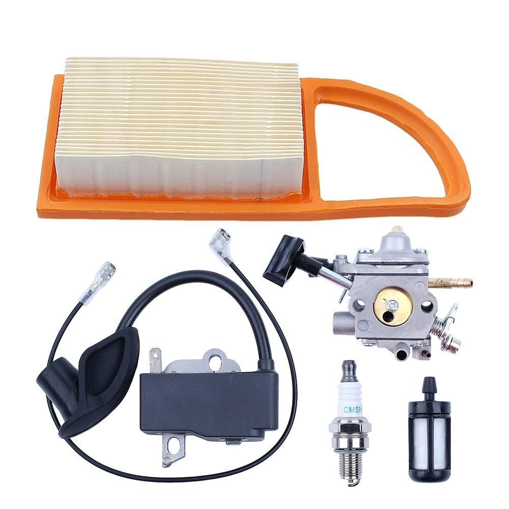 Pieza de motosierra for Zama C1Q-S183, Kit de carburador for Stihl BR600 BR500 BR550, bujía de soplador de hojas