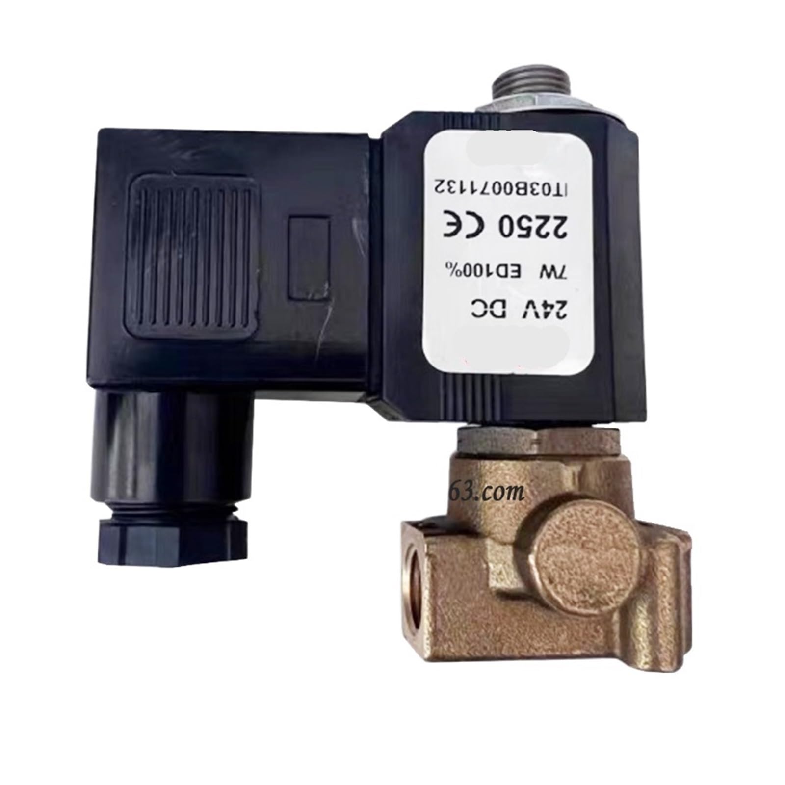 Électrovanne B397CVE G1/8 installée sur un circuit pneumatique de machine