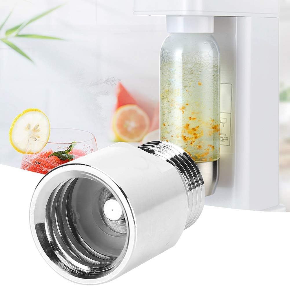CO2 Converter - Adapter Connector With Copper Gasket Female TR21-4 to Male CGA320 for Soda