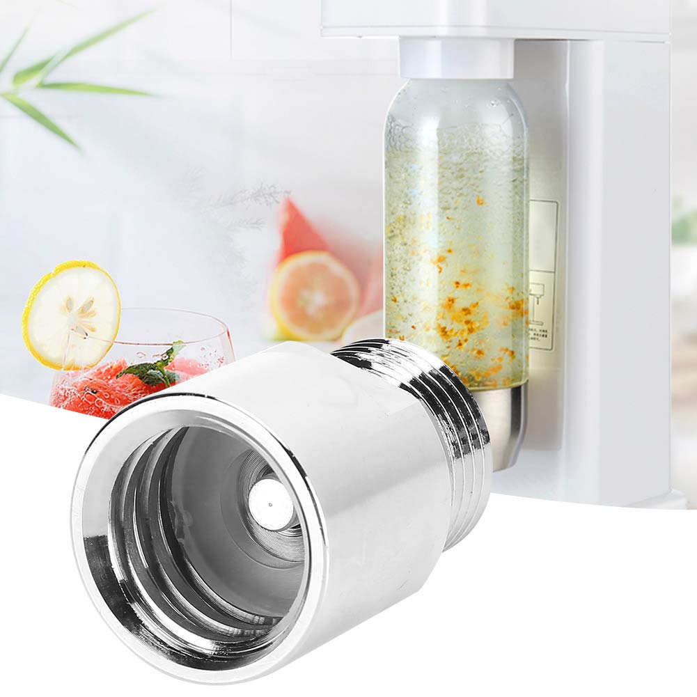 Horoper CO2 Cylinder Adapter Female Thread TR21?4 to Male Thread CGA320 for Soda Machine Soda Tank