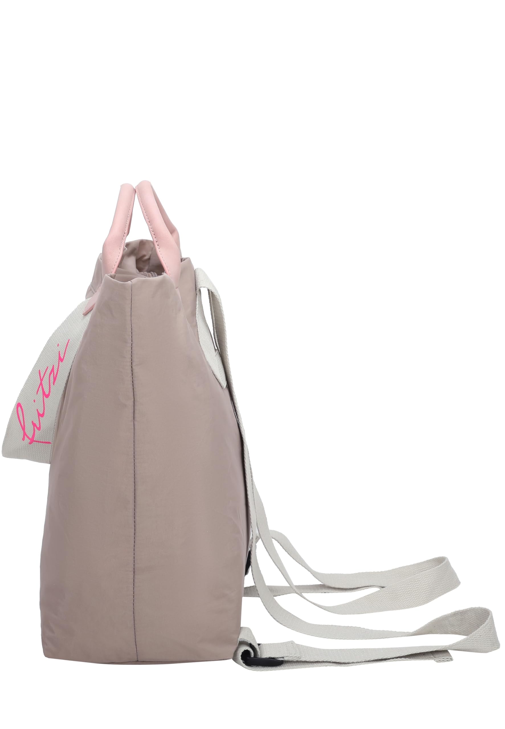Fritzi Ju Lighty Backpack Nylon Damen Rucksack Festival City Uni ultra leicht verstellbare Träger Kurzgriff 38 x 30 x 17 cm – Schwarz, Blau, Rot, Grün, Lila, Rosa, Pink, Grau, Gelb