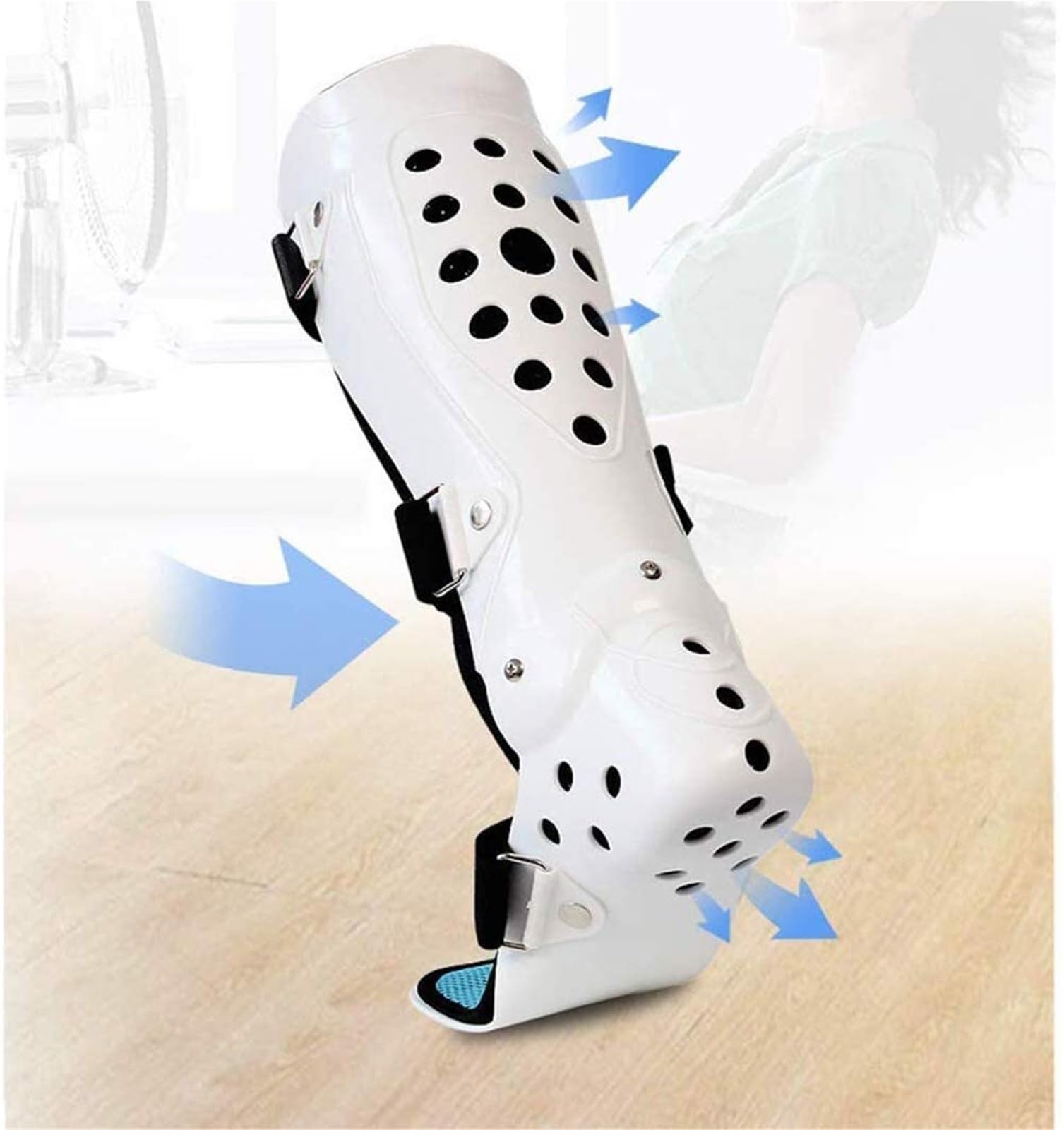 Walker Boot Bota médica Protección del Tobillo Soporte Fijo, Equipo de Entrenamiento de rehabilitación, for esguinces y fracturas Bota de Tobillo(Right,S)