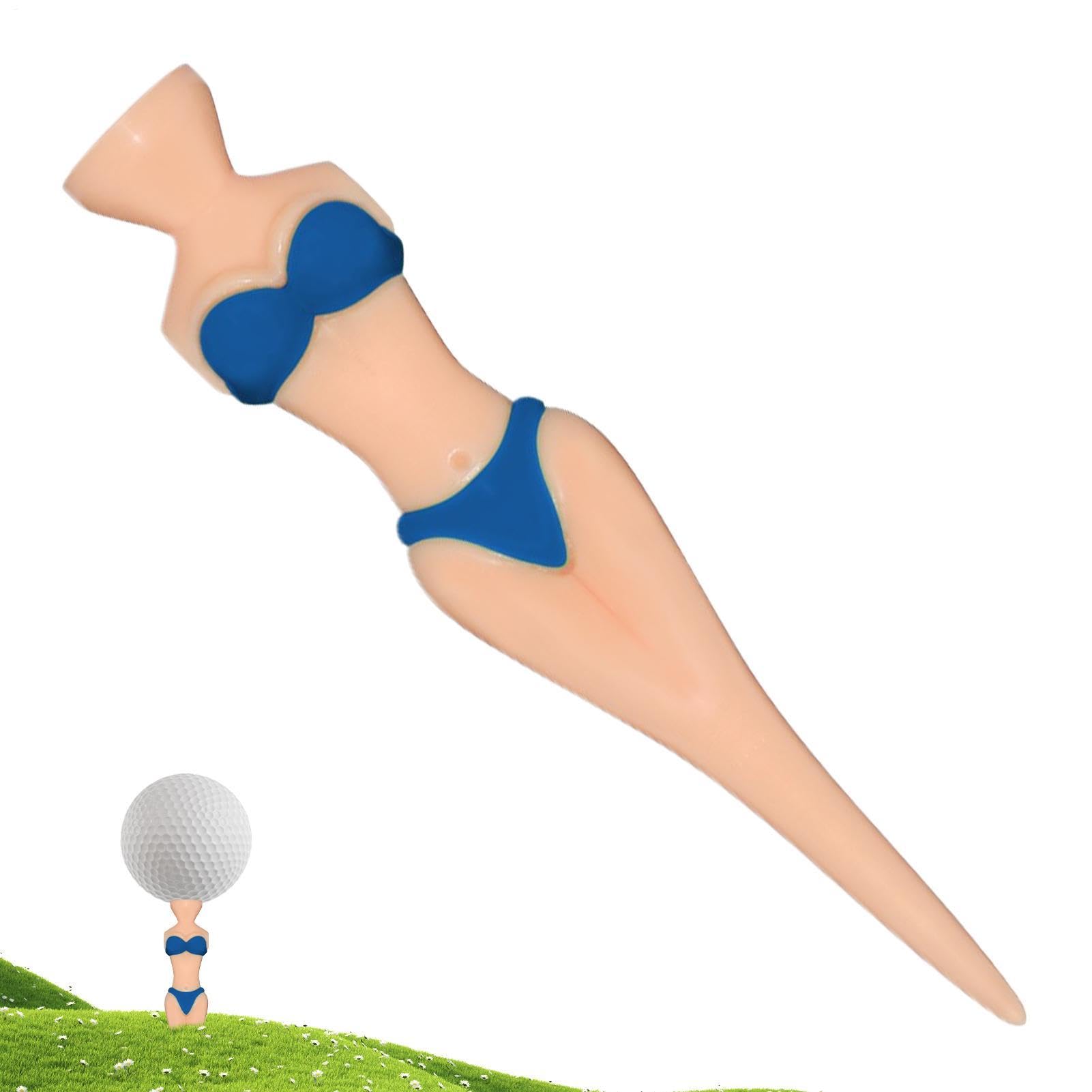 Hravox Lustige Golf Tees Bikini Golfball Tee | Originelle Sportartikel Tragbare Trainingshilfen Für Golfeinsteiger Drinnen Draußen