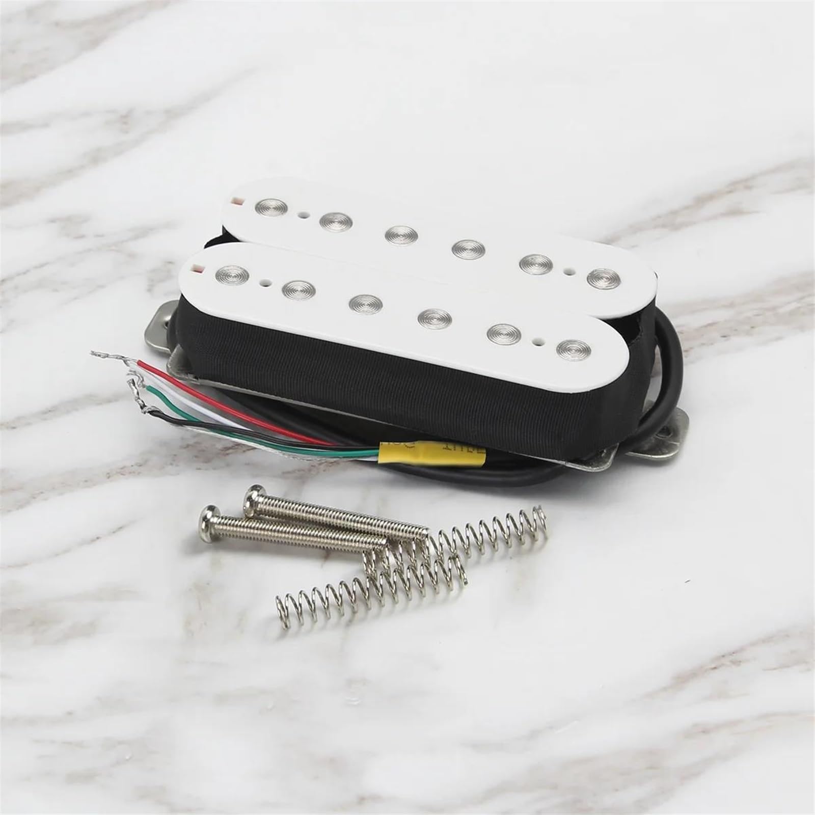 Professioneller E-Gitarren-Tonabnehmer 1PC Alnico 5 Gitarre Humbucker Pickup Doppelspule Weiß Für E-Gitarre Bridge Pickup