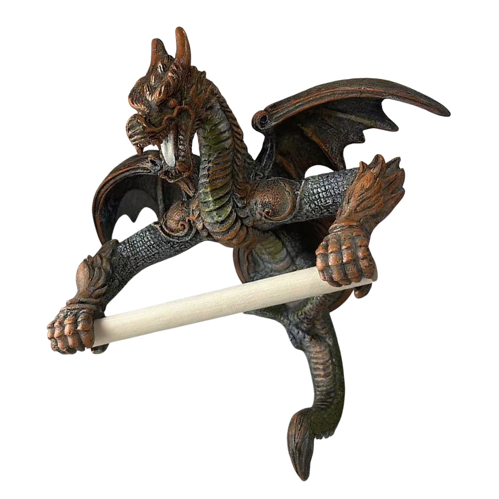 Wall Mounted Tissue Rolls Holder Bathroom Rack Unique Dragon Roll Holder Shelf Easy Installation Wall Mounted Bathroom Rack