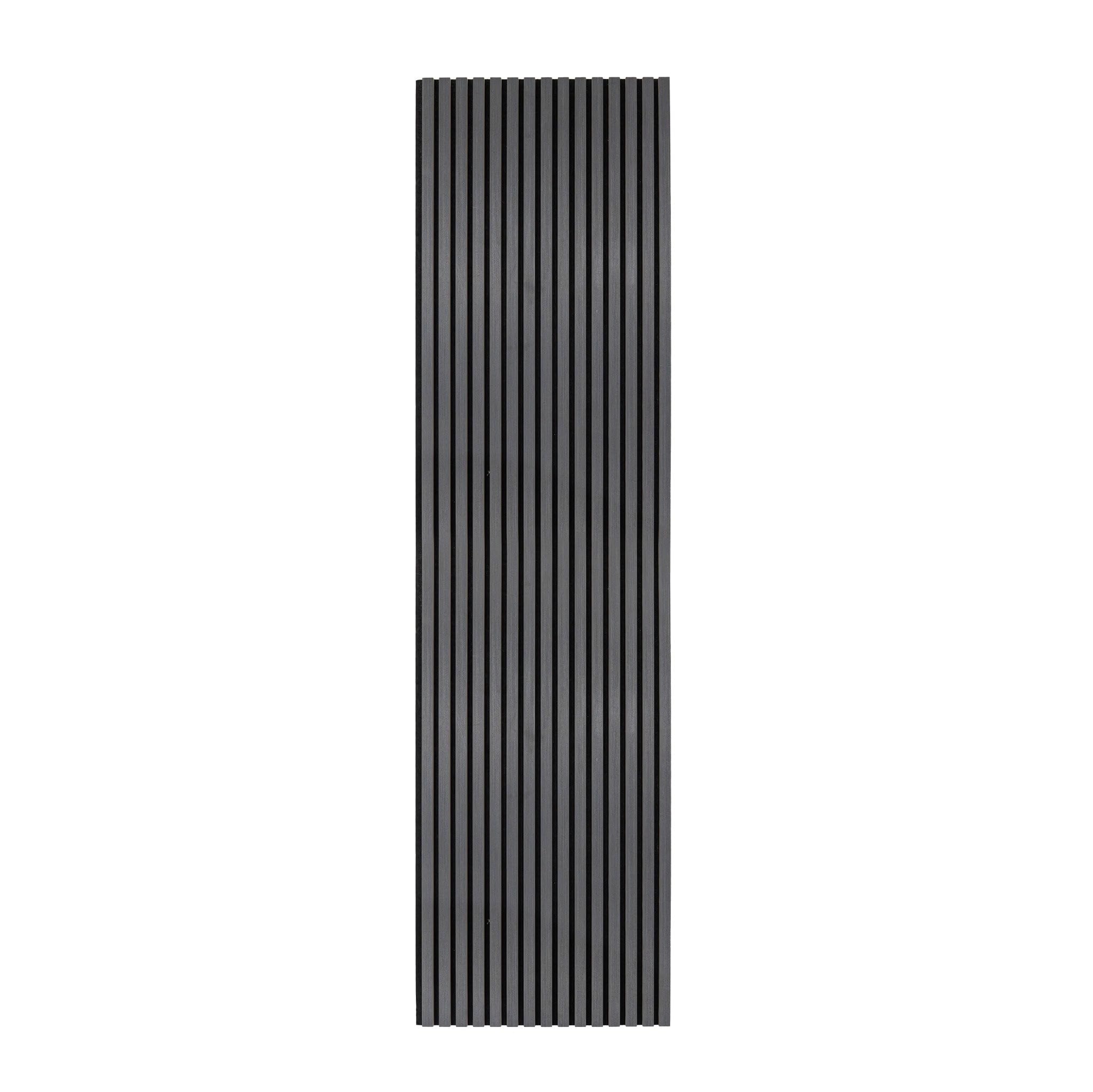 Rackhams Anthracite/Grey Acoustic Slat Wall Panel –