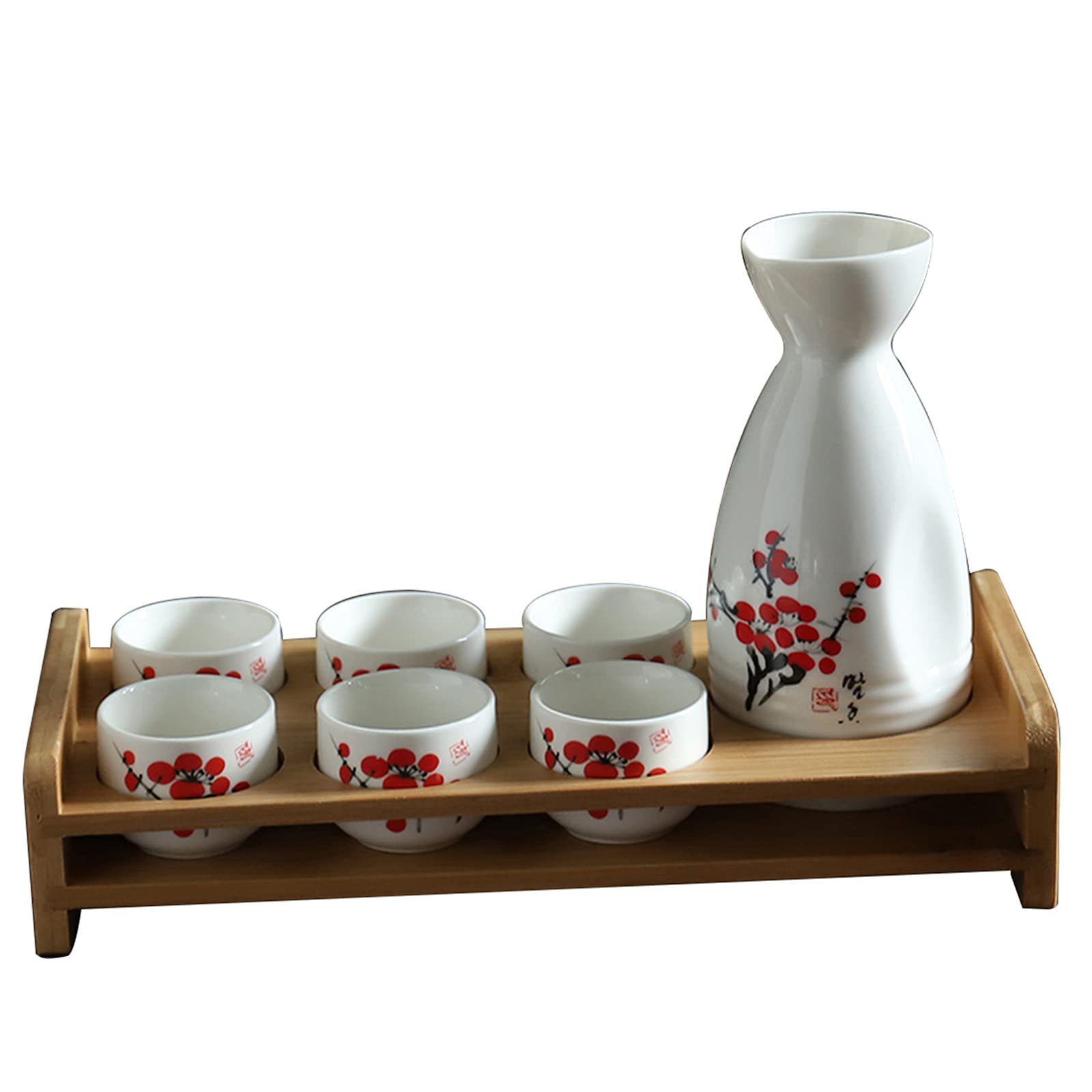 Tasses à saké poterie RWRAPS idée cadeau idéale avec étagère de rangement