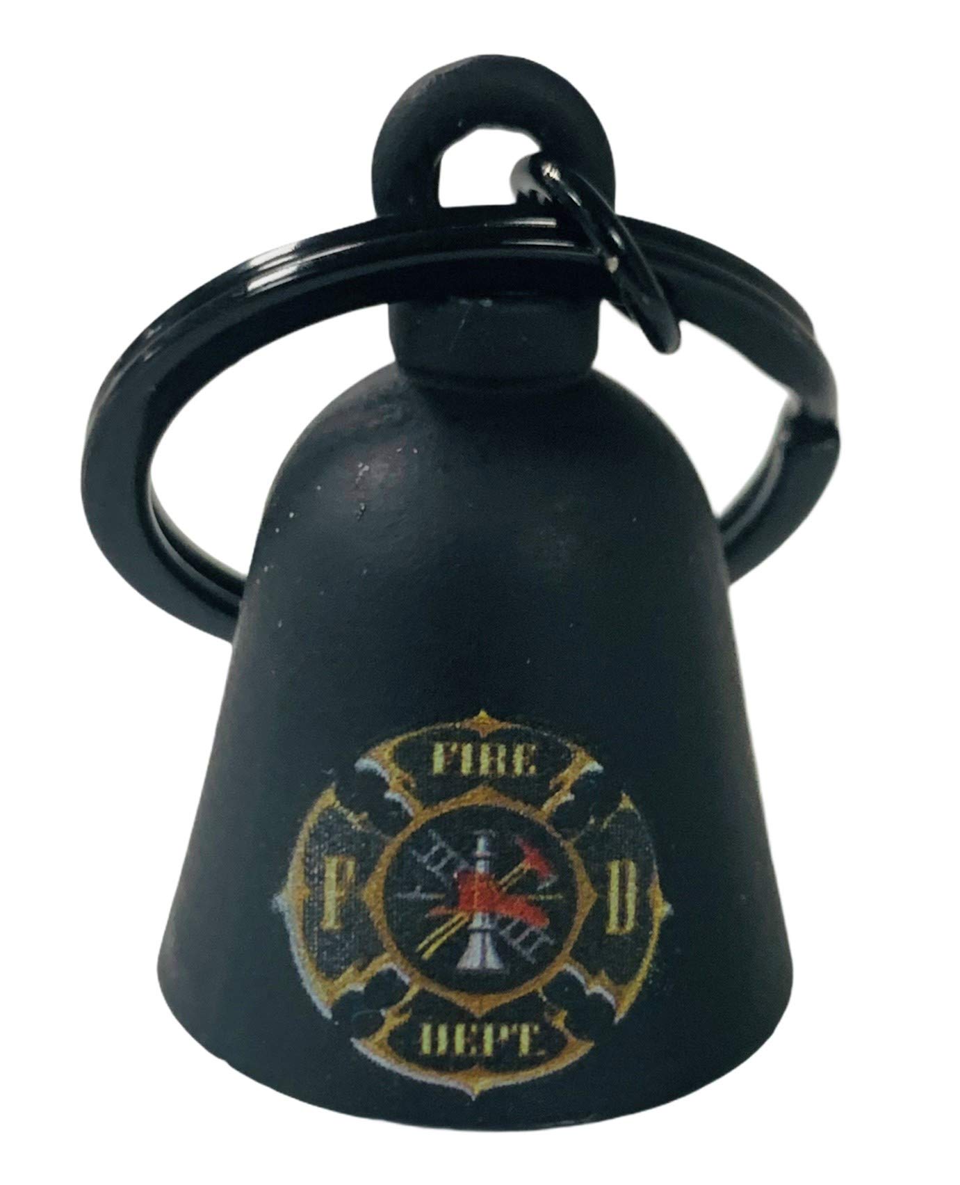 Kustom Cycle Parts Firefighter Maltese Cross Motorcycle 'Evil Spirits' Biker Guard Bell.