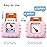 Lapare Spanish and English Bilingual Audible Flash Cards Toy with Music for Toddlers 1 2 3 4 5, Learn Spanish and English for Kids, Nias, Nios, Bebes