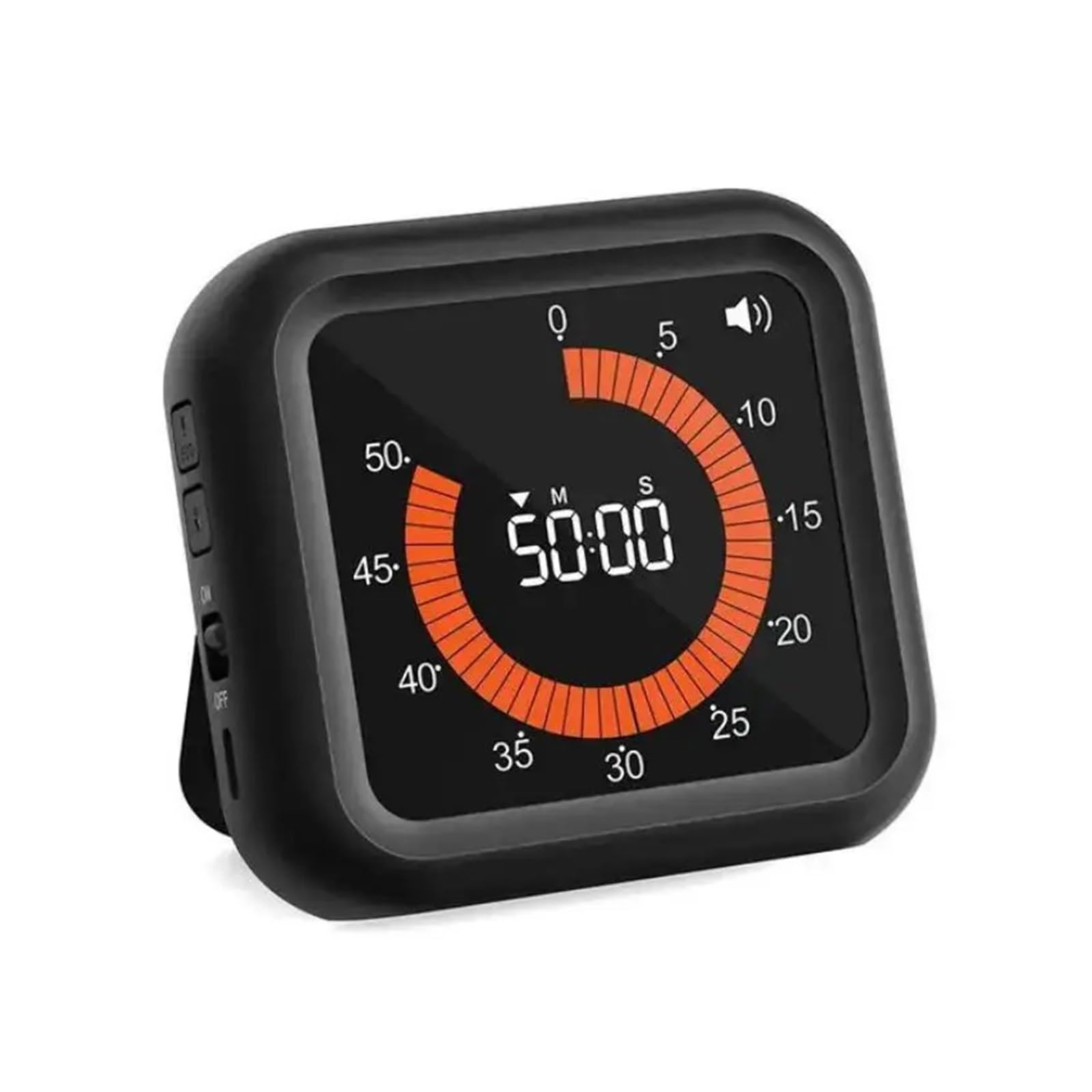 Timer, Countdown-Timer, Plan-Timer, Digitaler Timer, Küchentimer, Selbstauslöser for Kinder(Black)