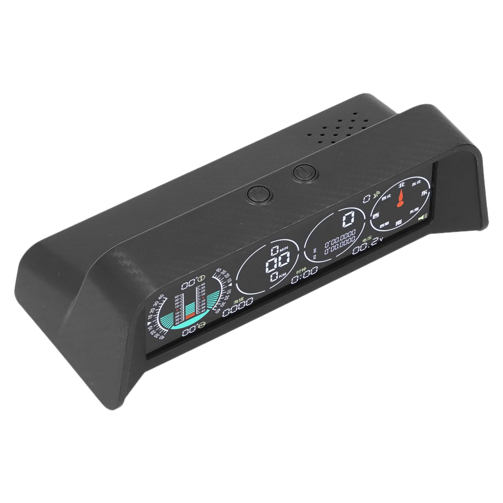 Pantalla HUD Inteligente para Coche, Velocidad OBD, Temperatura del Agua, Alarma de Exceso de Velocidad y Sensor Luz