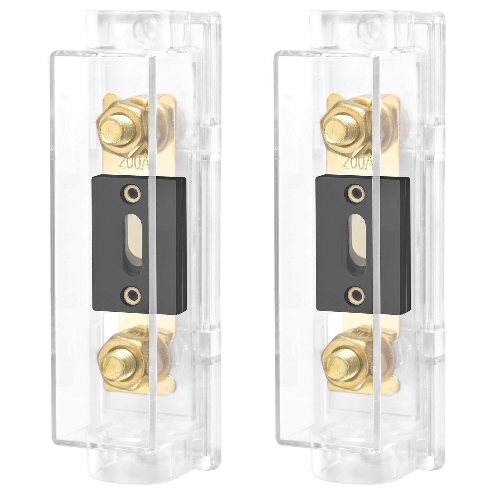 SIGANDG Portafusibles ANL En Línea AWG Calibre 0/2/4 Con Fusible De