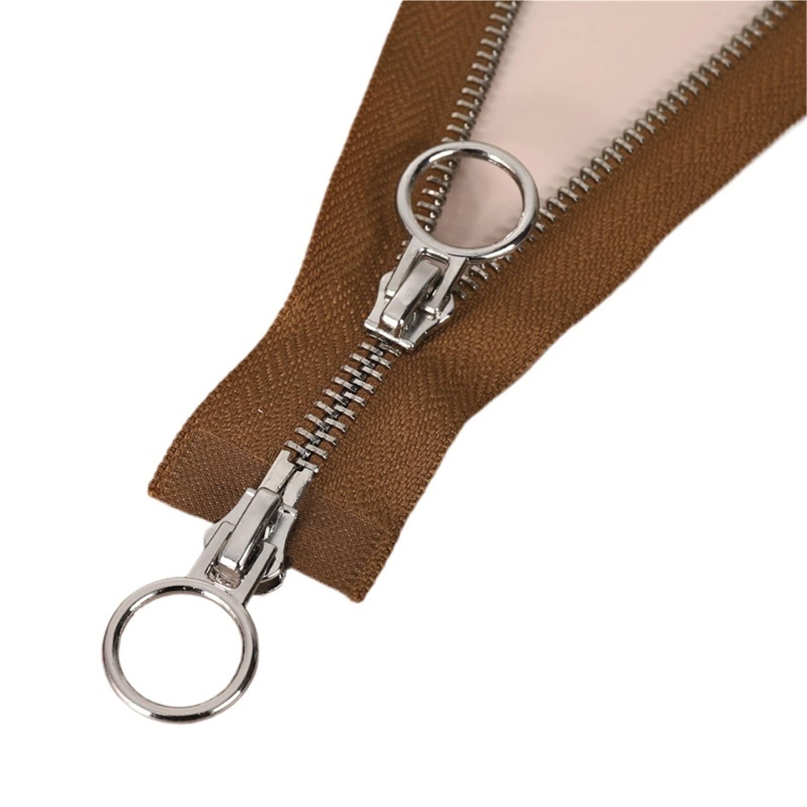Zippers Sewing, 2-Way Separating Zipper #5 Multicolor 60-150cm(Brown-70cm)