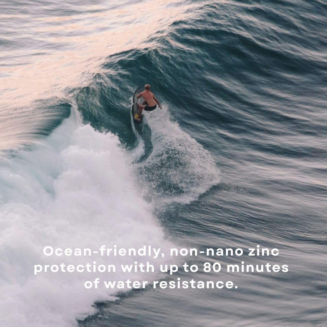 Project Reef Spray protettivo solare minerale SPF 30, senza spray, blocco solare in zinco sicuro per le barriere, con ingredienti naturali, per tutti i tipi di pelle