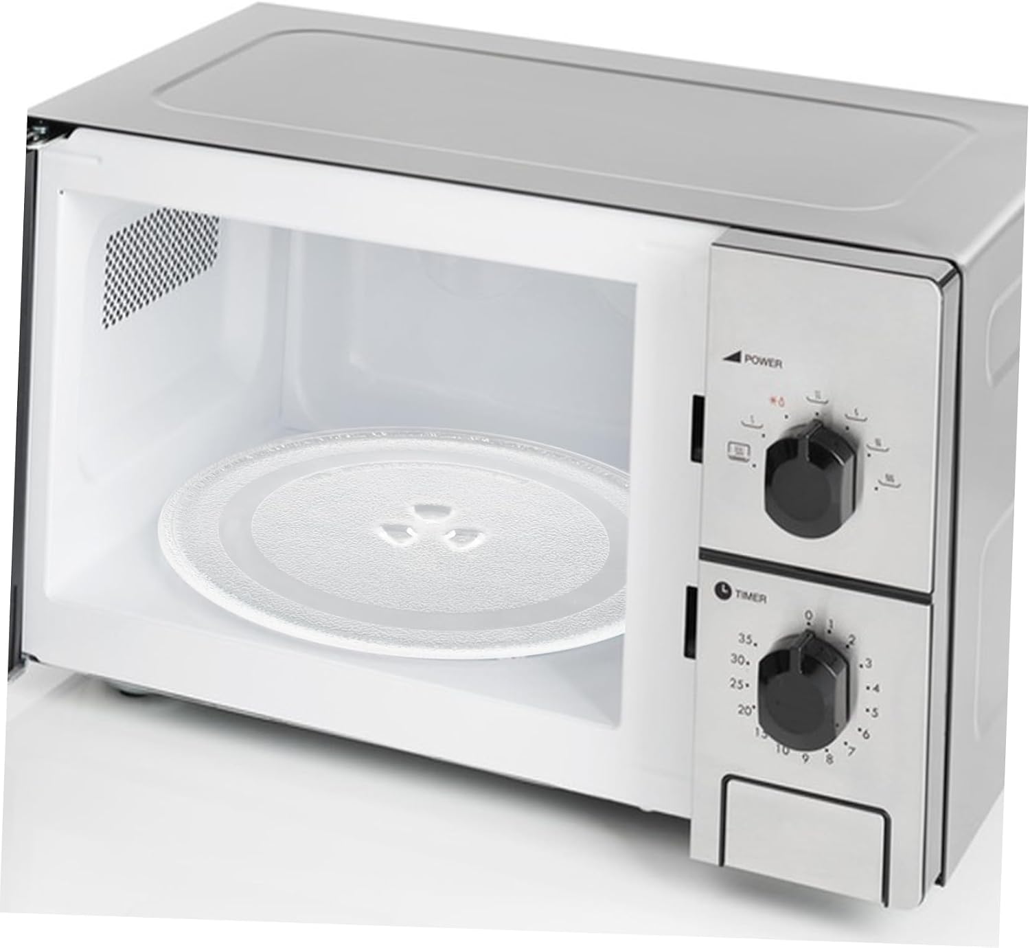 Balacoo Microwave Oven Turntable Replacement Microwave Plate Microwave Plate Replacement Oven Turntable Tray Microwave Turntable Plate Microwave Accessories Oven Plate Glass Transparent