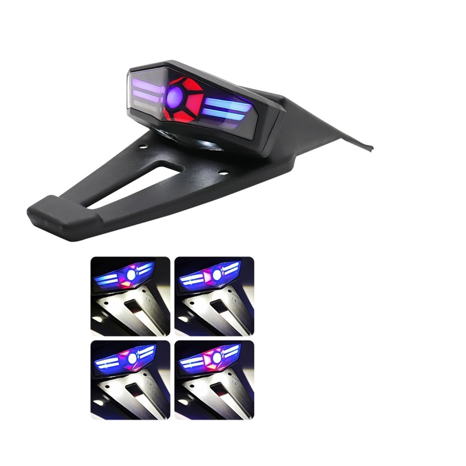 Fanale posteriore per moto Per Bobber Universal Signal Lamp Taillight Dirt Bike Motorcycle Led Rear Tail Turn Signals Brake Light Stop Indicatora Motorcycle Led Tail Lights