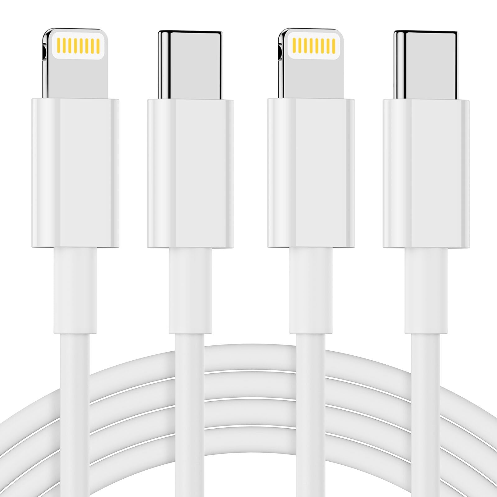 USB C to Lightning Cable 2Pack 3FT MFi Certified iPhone Fast Charger Cable Power Delivery iPhone Cables Type