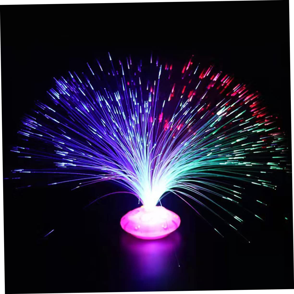 jojofuny 12pcs Color Changing Fiber Optic Lights Novelty Party Lights for Weddings Birthdays and Easy to Use for Home and Events
