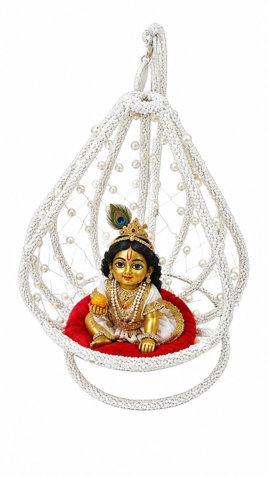 Laddu Gopal Jhula | Laddu Gopal Accessory, Swing Design,jhula-picture-27
