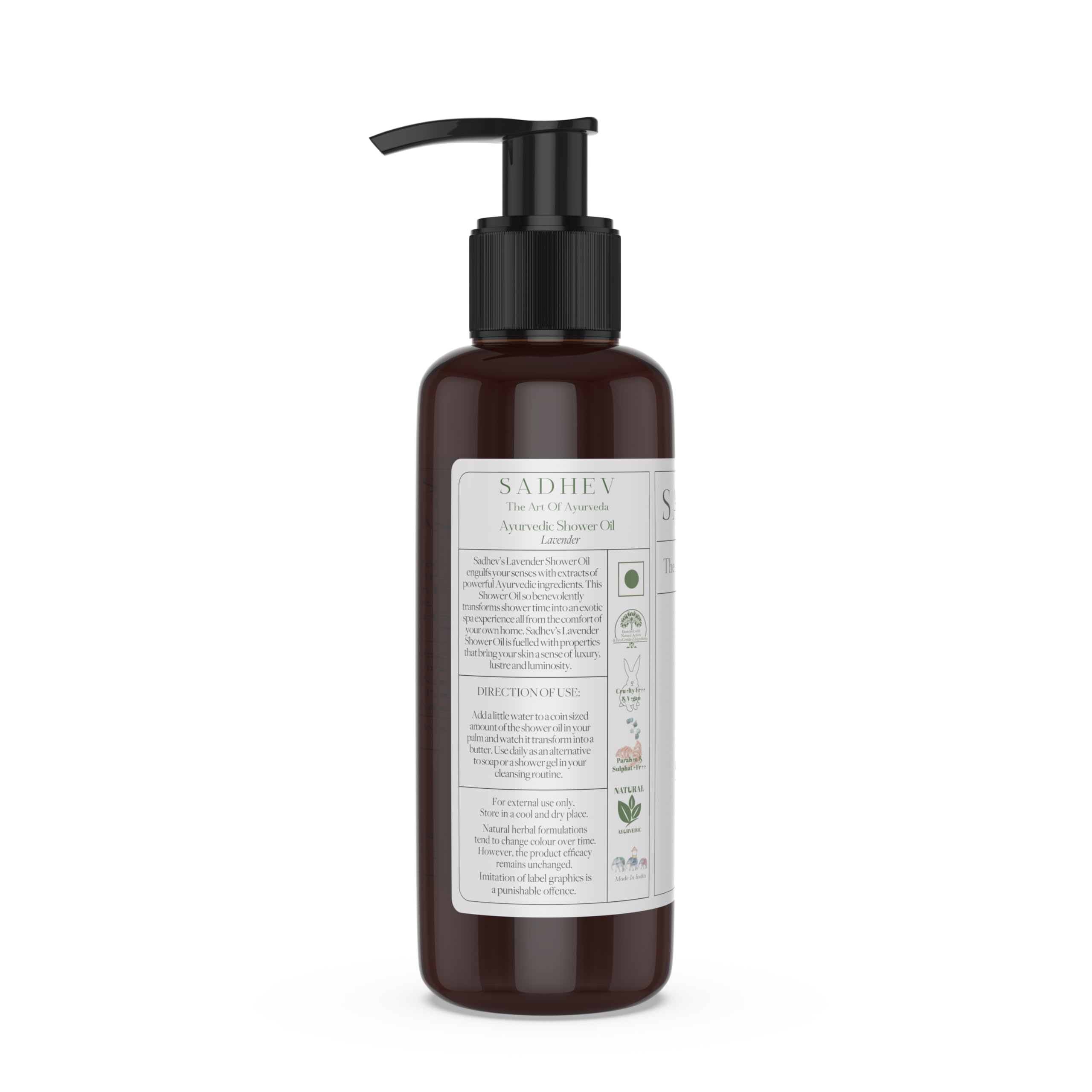 Sadhev’s Lavender Shower Oil - 75ml 1