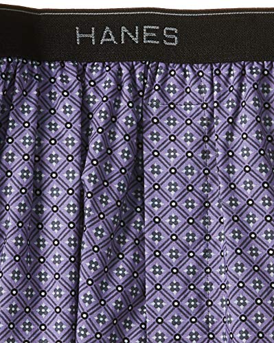 Image of Hanes Men's Underwear Boxers Pack, Cool & Breathable Cotton Underwear, Moisture-Wicking Boxers for Men
