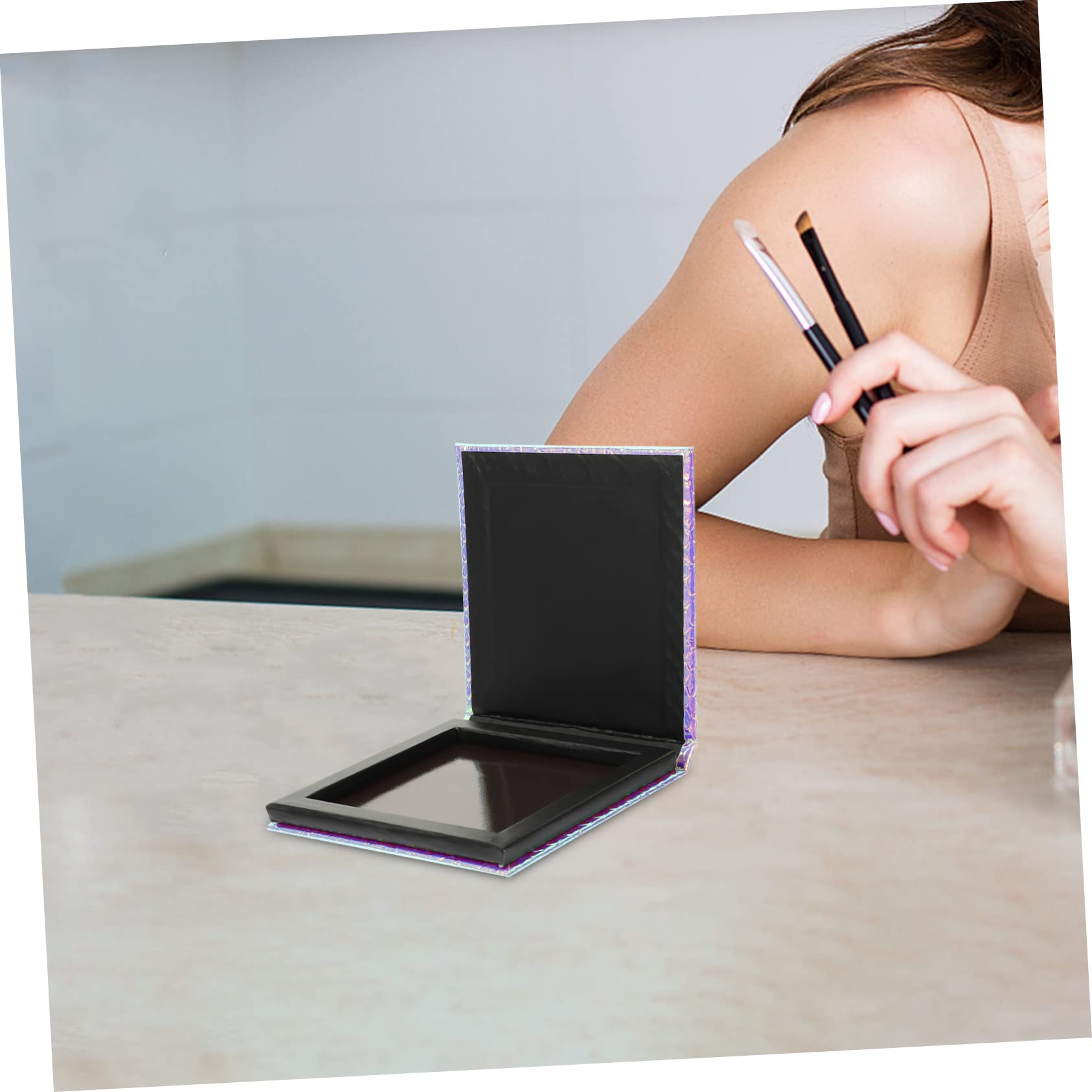Beavorty 3pezzi Palette Ombretto Vuota Per Makeup Design Per Ombretti Blush e Compatte