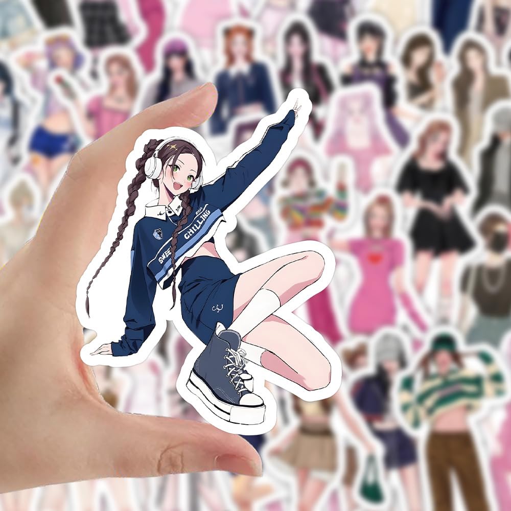 Amazon.co.jp: コラージュ 素材 女の子 シール 人物 ステッカー 