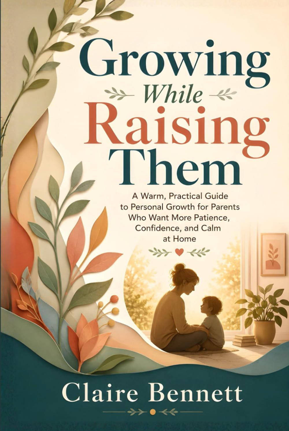 Growing While Raising Them: A Warm, Practical Guide to Personal Growth for Parents Who Want More Patience, Confidence, and Calm at Home
