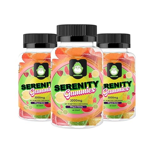Gomitas Serenity Green Ape - Paquete de 3