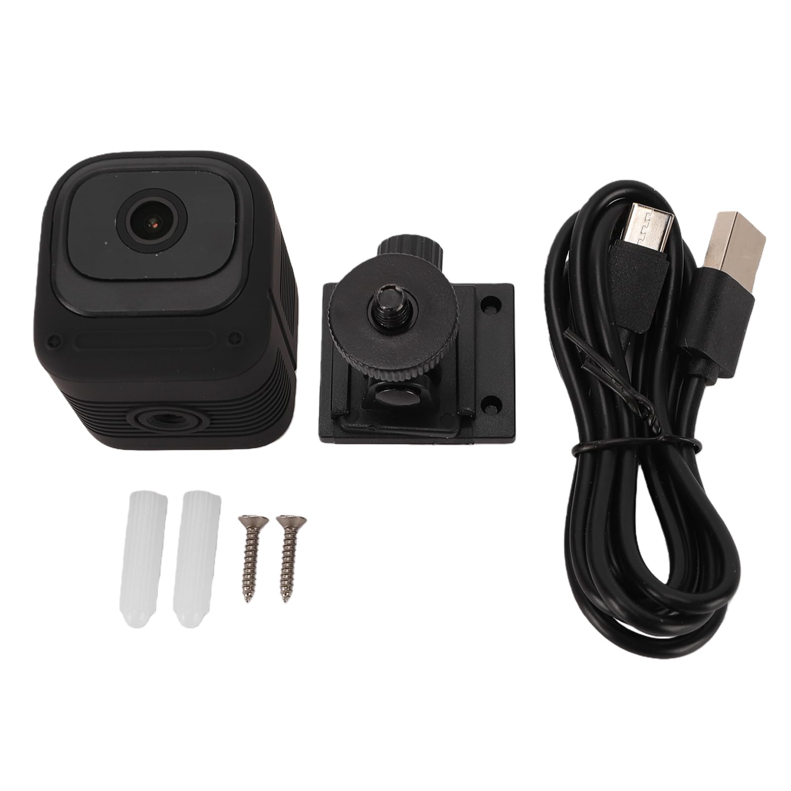 Dpofirs Telecamera di Sicurezza HD 1080P | Visione Notturna a Infrarossi con Rilevamento del Movimento Remoto WiFi da 2,4 GHz per la Sorveglianza Esterna Interna