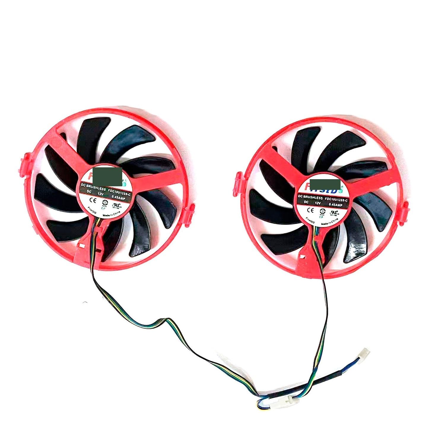 Ventilador GPU FDC10U12S9-C de 4 Pines para Gráficas XFX Radeon RX 460 4