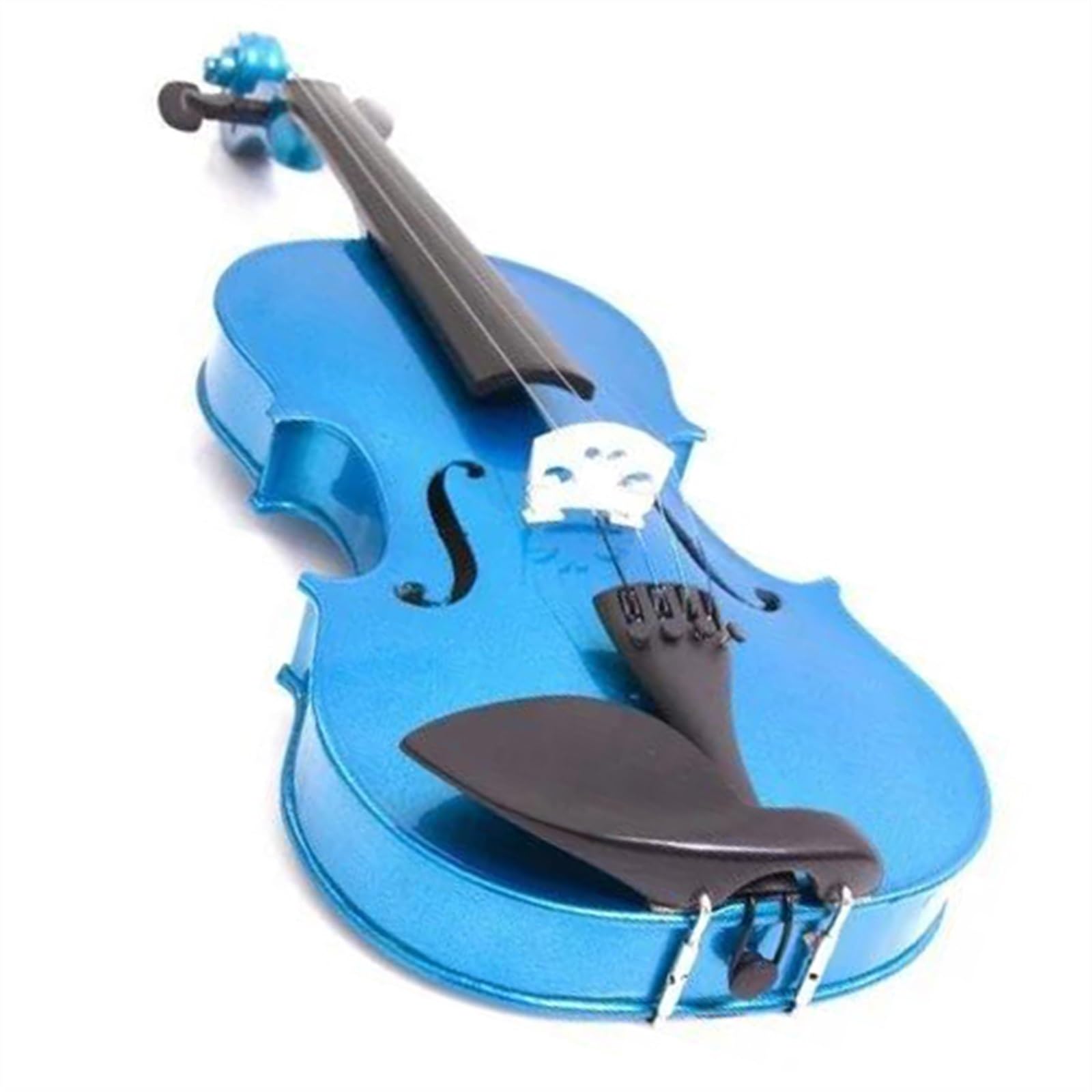 Geige Violinen-Outfit In Voller Größe Blau 4/4 Geige Ahornholz Akustische Violine Mit Etui Und Bogen Für Anfänger