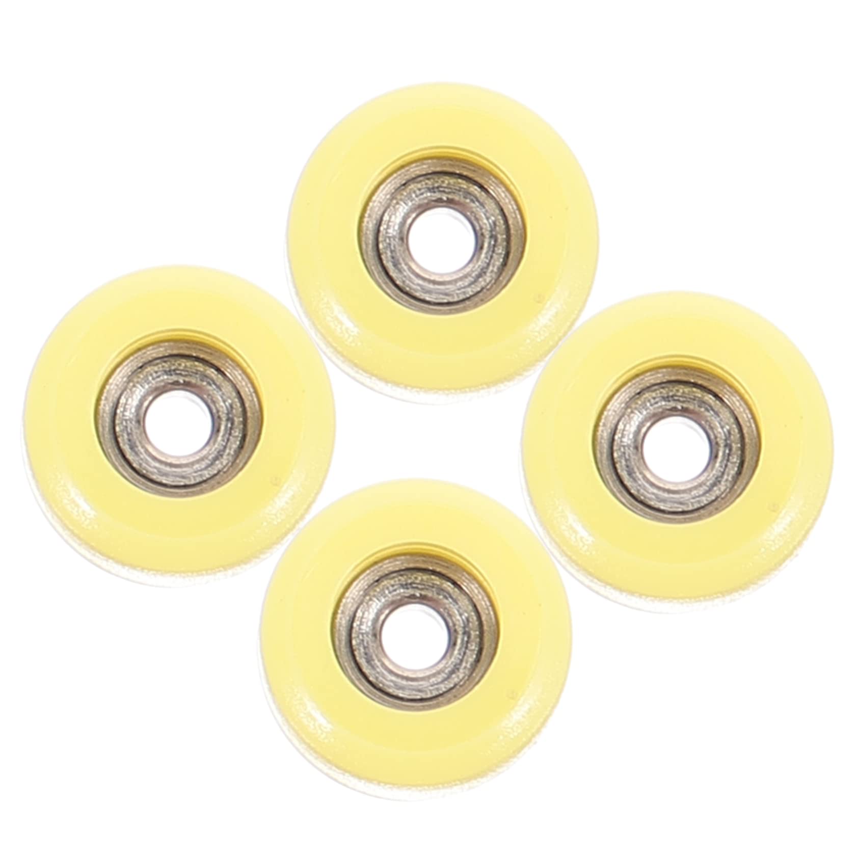 MOLUCKFU 4pcs Finger Skateboard Wheels 34mm for Boys and Girls Trucks Portable Finger Toys Finger Skate Roller Toy