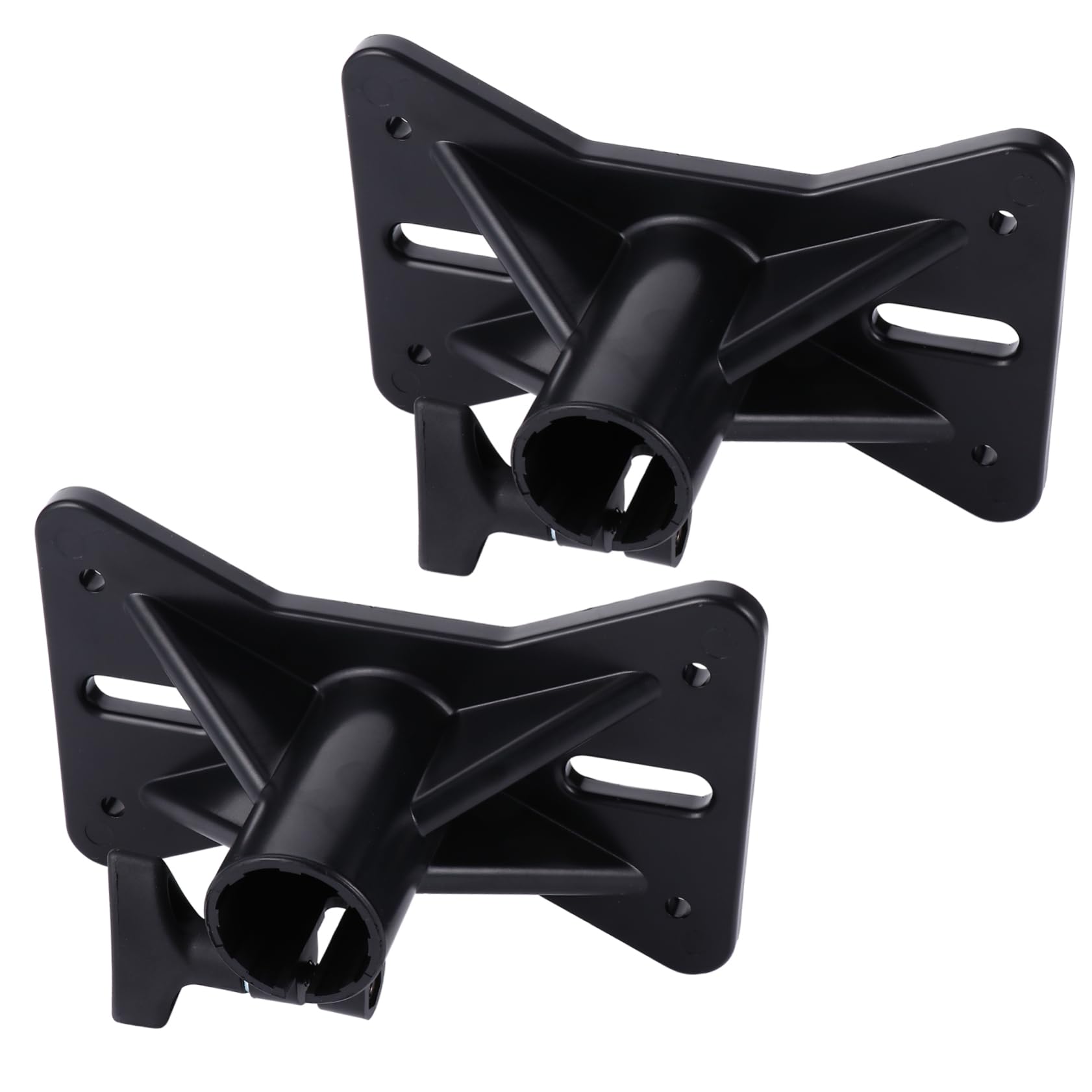 KONTONTY Speaker Holder Tray Mount Strong and Stable Black Heavy Duty Stand Bracket for Parties