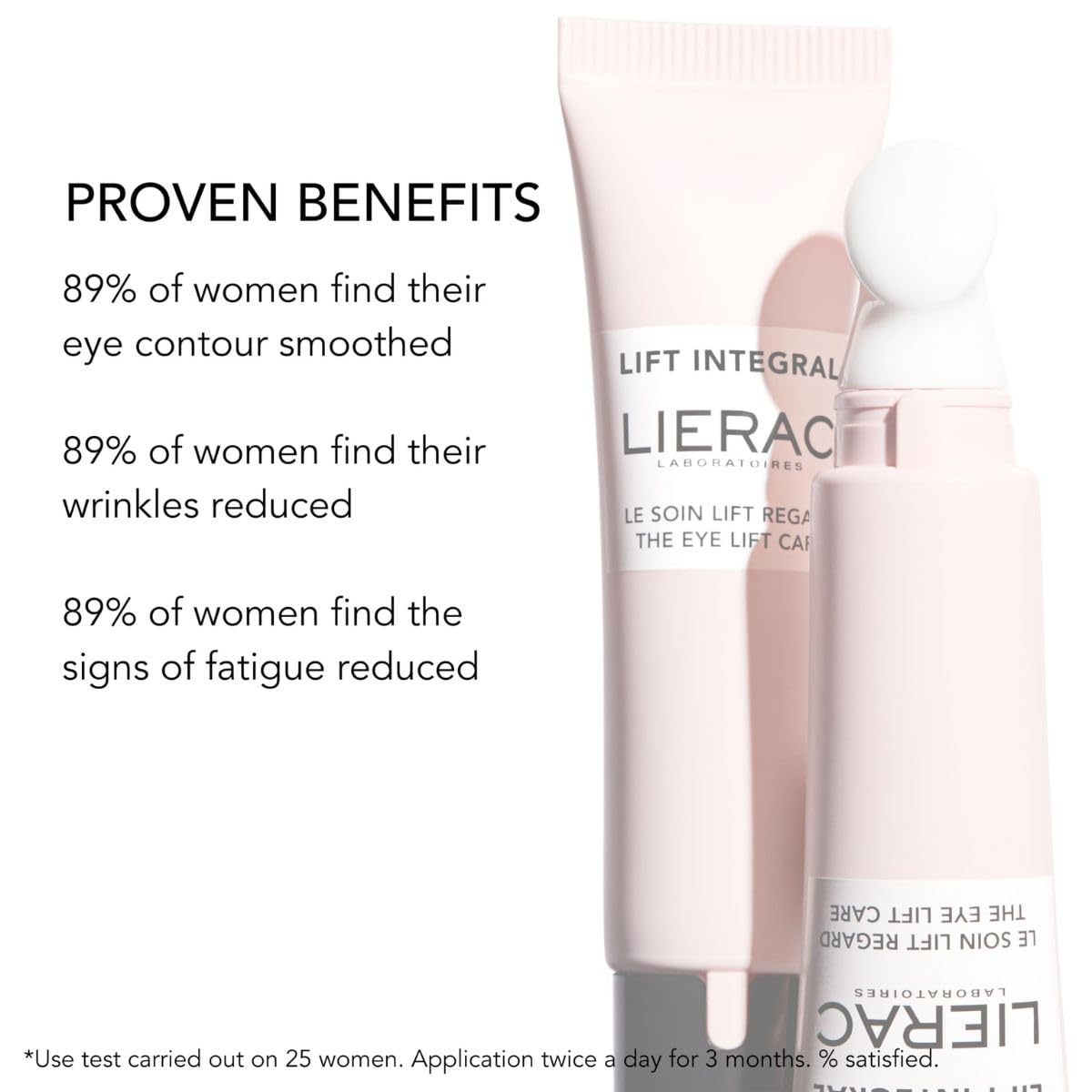 Lierac Lift Integral Contorno Occhi Antirughe, Liftante Tonificante Occhi, per Tutti i tipi di Pelle, Formato da 15ml