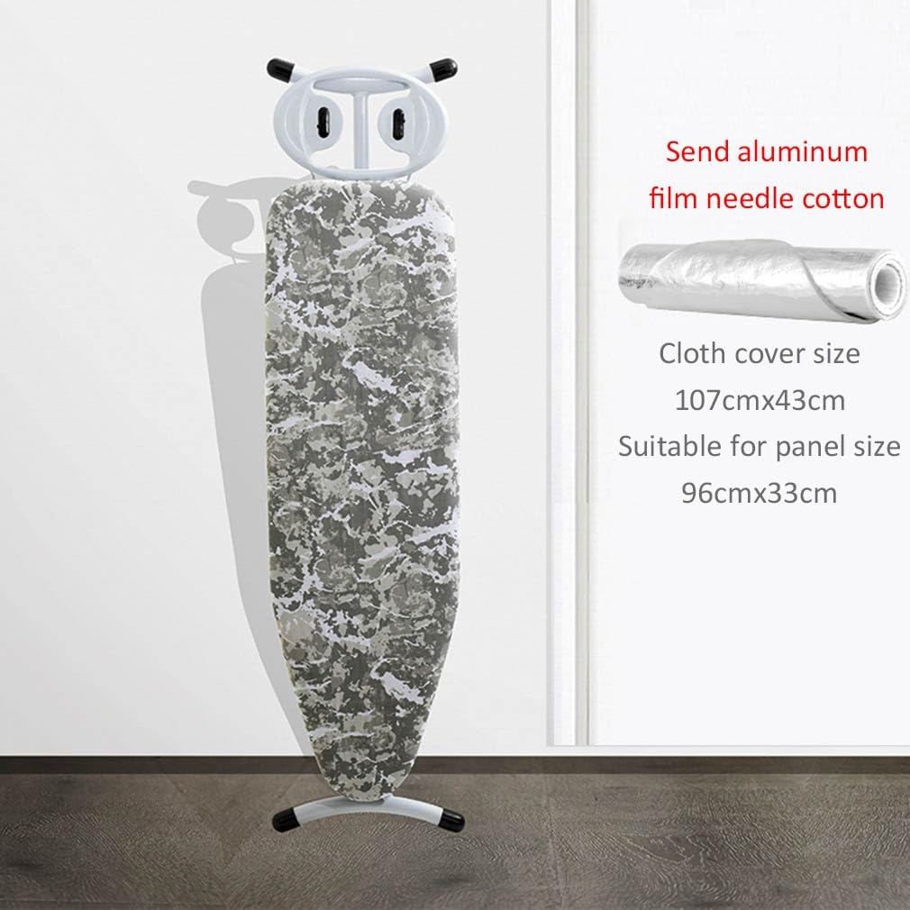 Bügelbrettbezug Heavy Duty gepolstert Bügeleisen, Bügelbrettbezug aus Baumwolle, 96 x 33 cm, 37,5 13 Zoll(D+aluminum Film)
