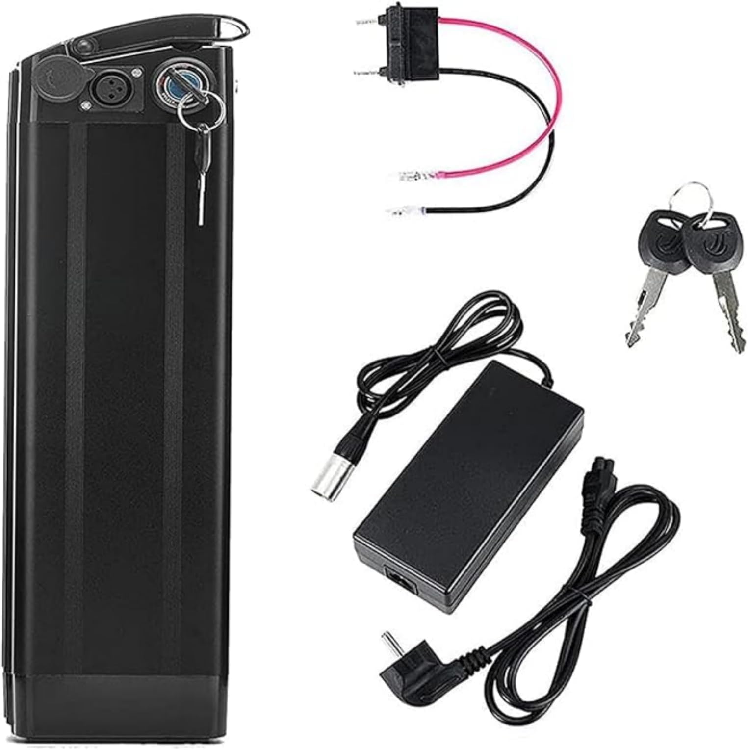 36V 48V Ebike 15.6Ah 18Ah 21Ah Li-ion Battery, for 250W 350W 500W 750W 1000W Motor, Electric Bike Lithium Battery with Charge