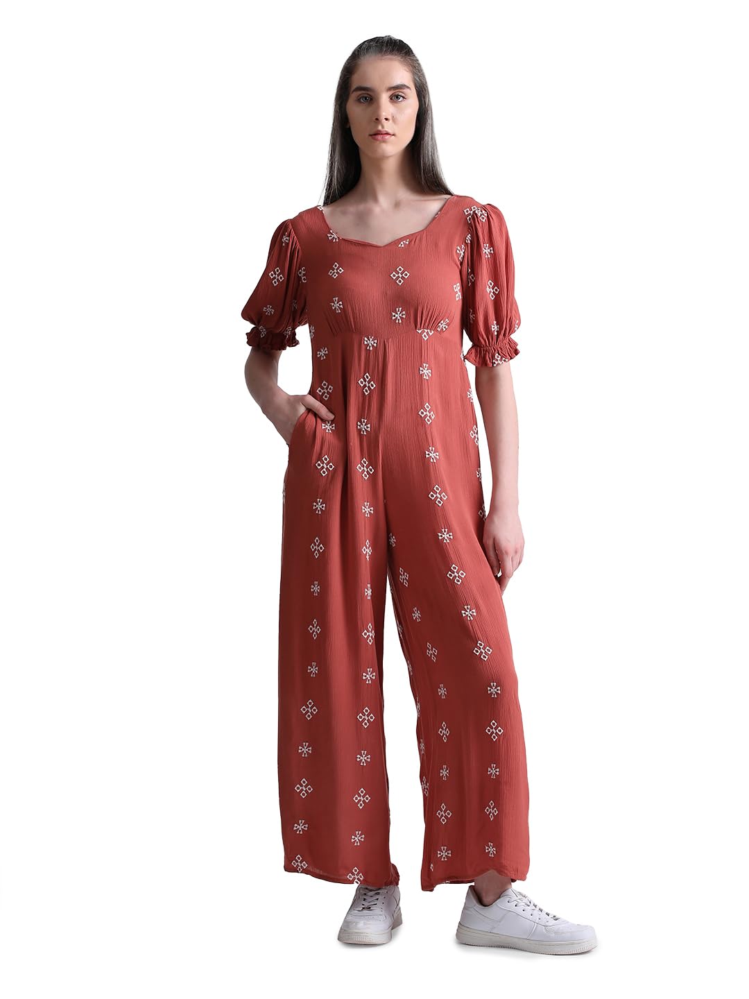 only Women's Rayon Modern Ankle Length Dress-picture-23