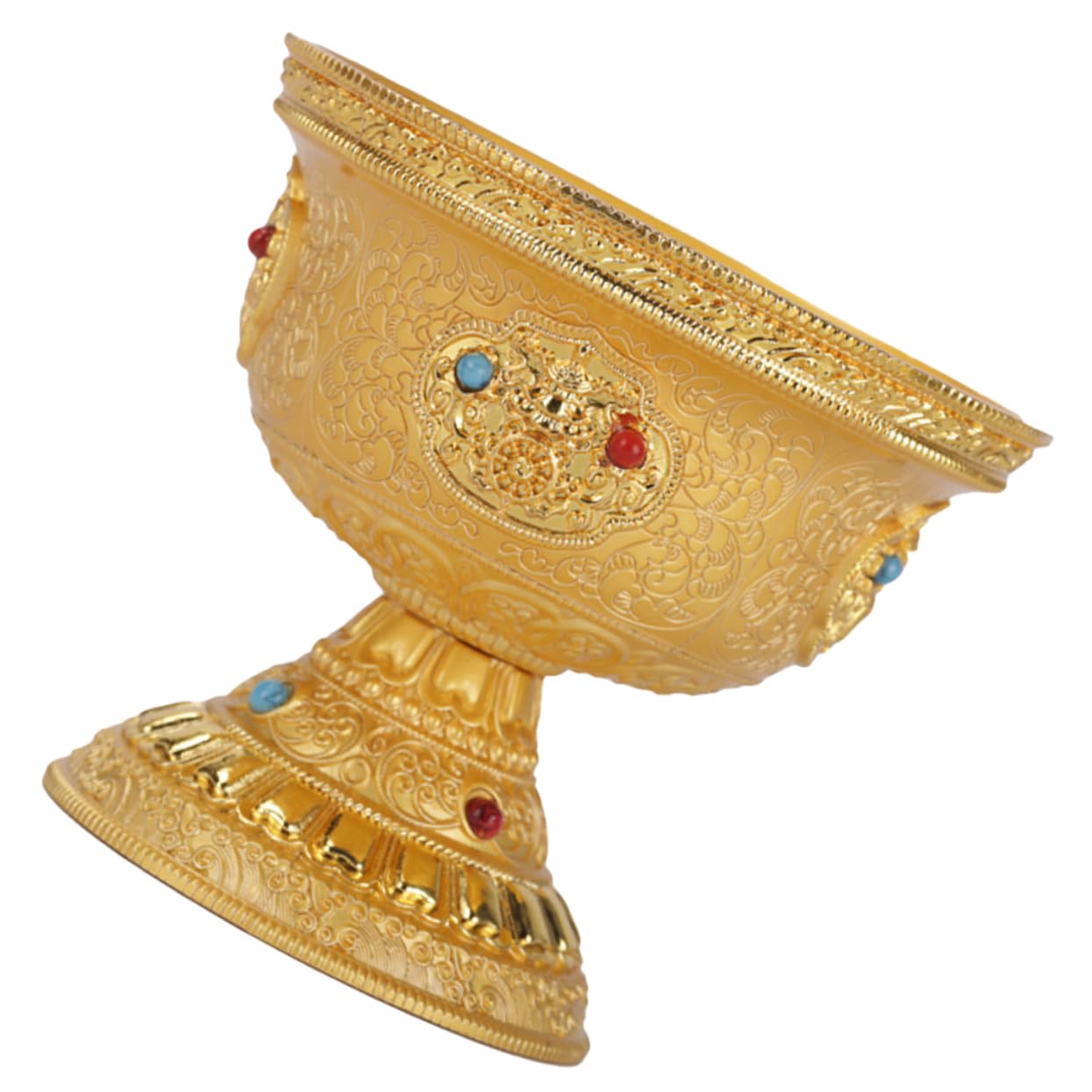 ABOOFAN Opferwasserbecher Kupfer Anbetungsschale Buddhistische Schale Heilige Schale Vintage Stil Gedenkschale Dekorativ Für Buddha Zuhause Tempel