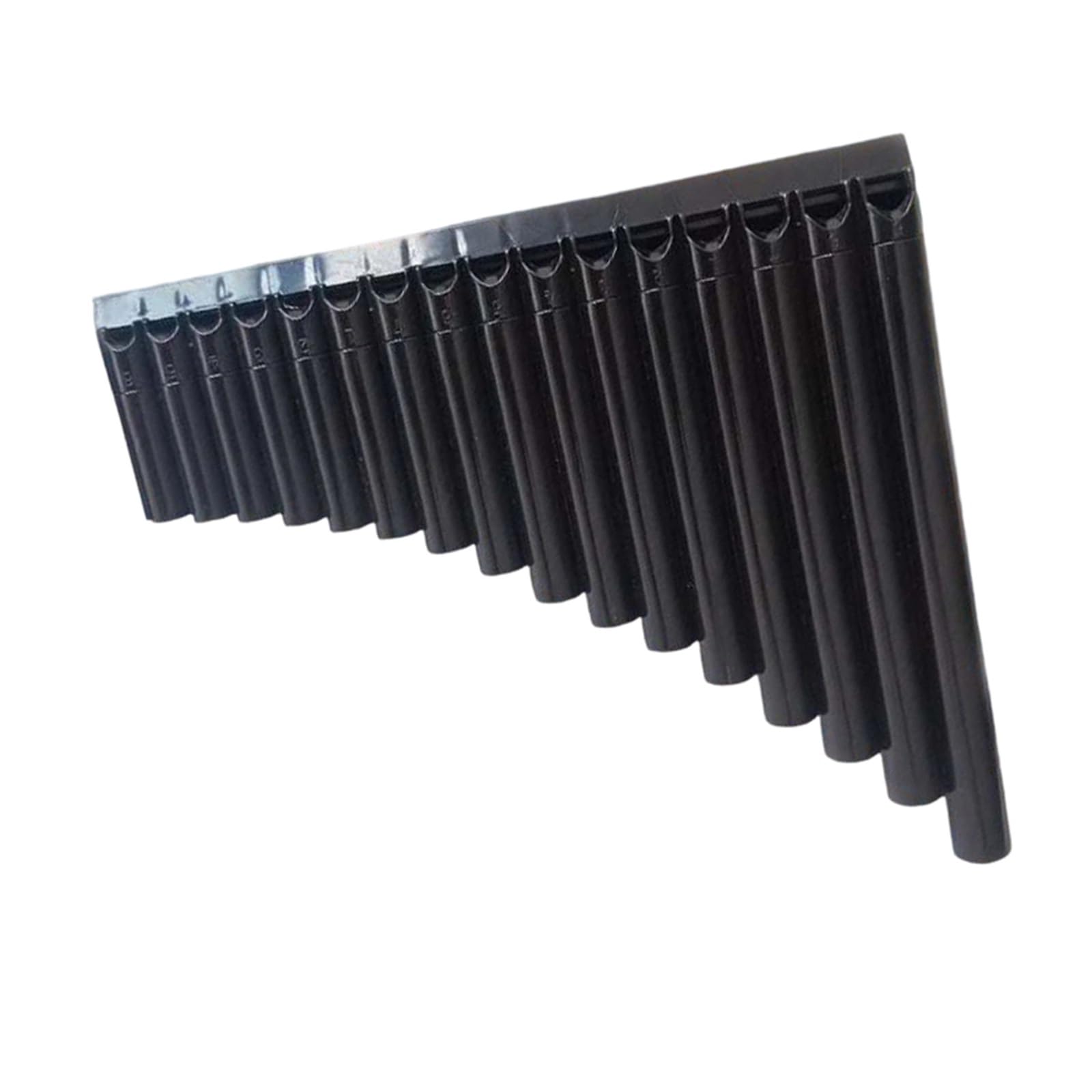 Set Di Flauto Pan In Chiave C Per Insegnamento Professionale 16 Tubi Neri Flauto Pan
