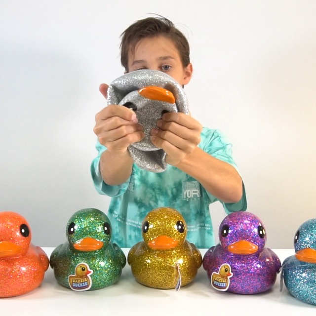 Amazon.com: JA-RU Giant Glitter Rubber Ducks (2 Ducks Assorted) 7