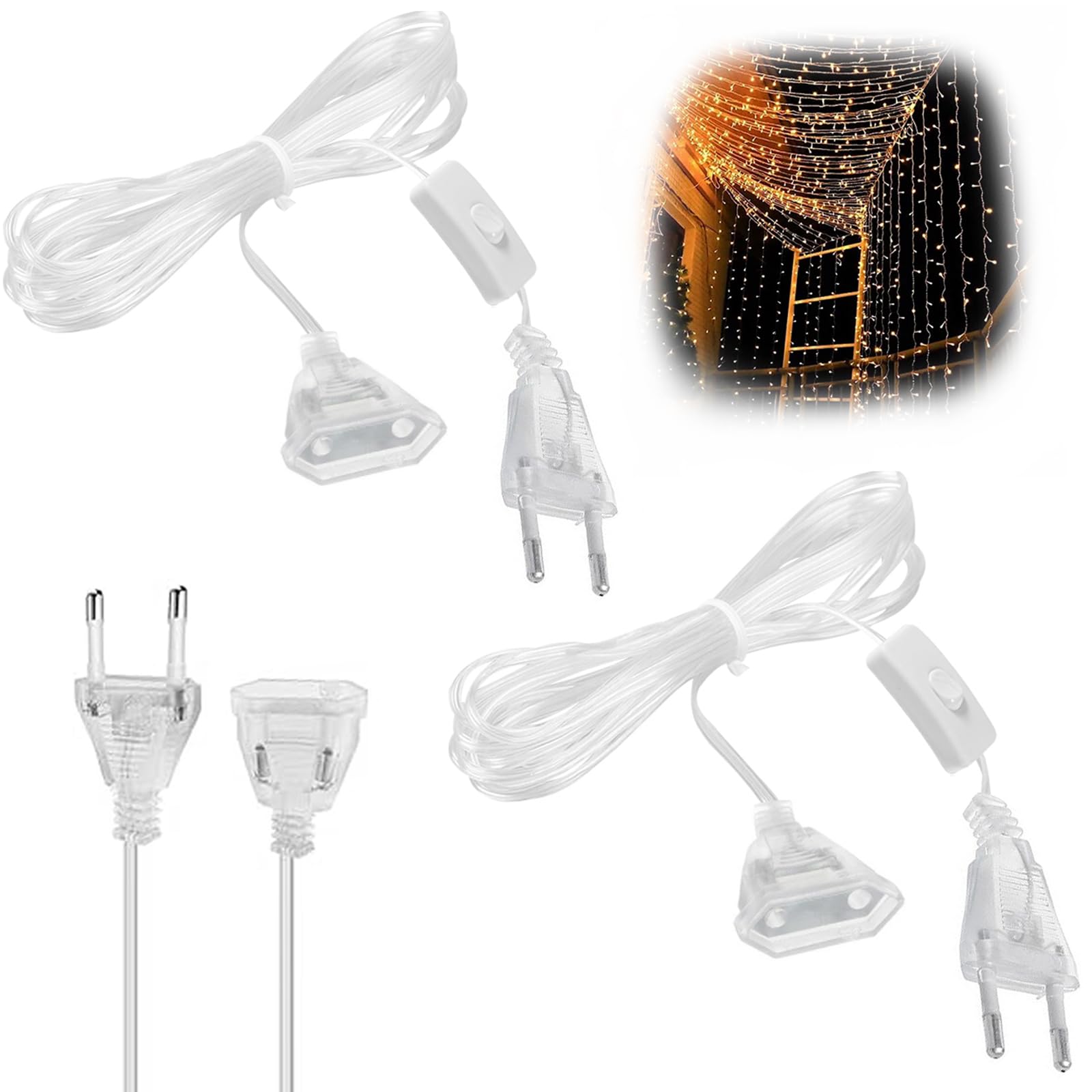 Cavo Di Prolunga SCHUKO 3P Con Interruttore 1,5m - Foto 10